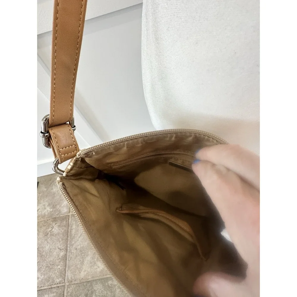 GIANI BERNINI Tonal Signature‎ Canvas Crossbody Preowned